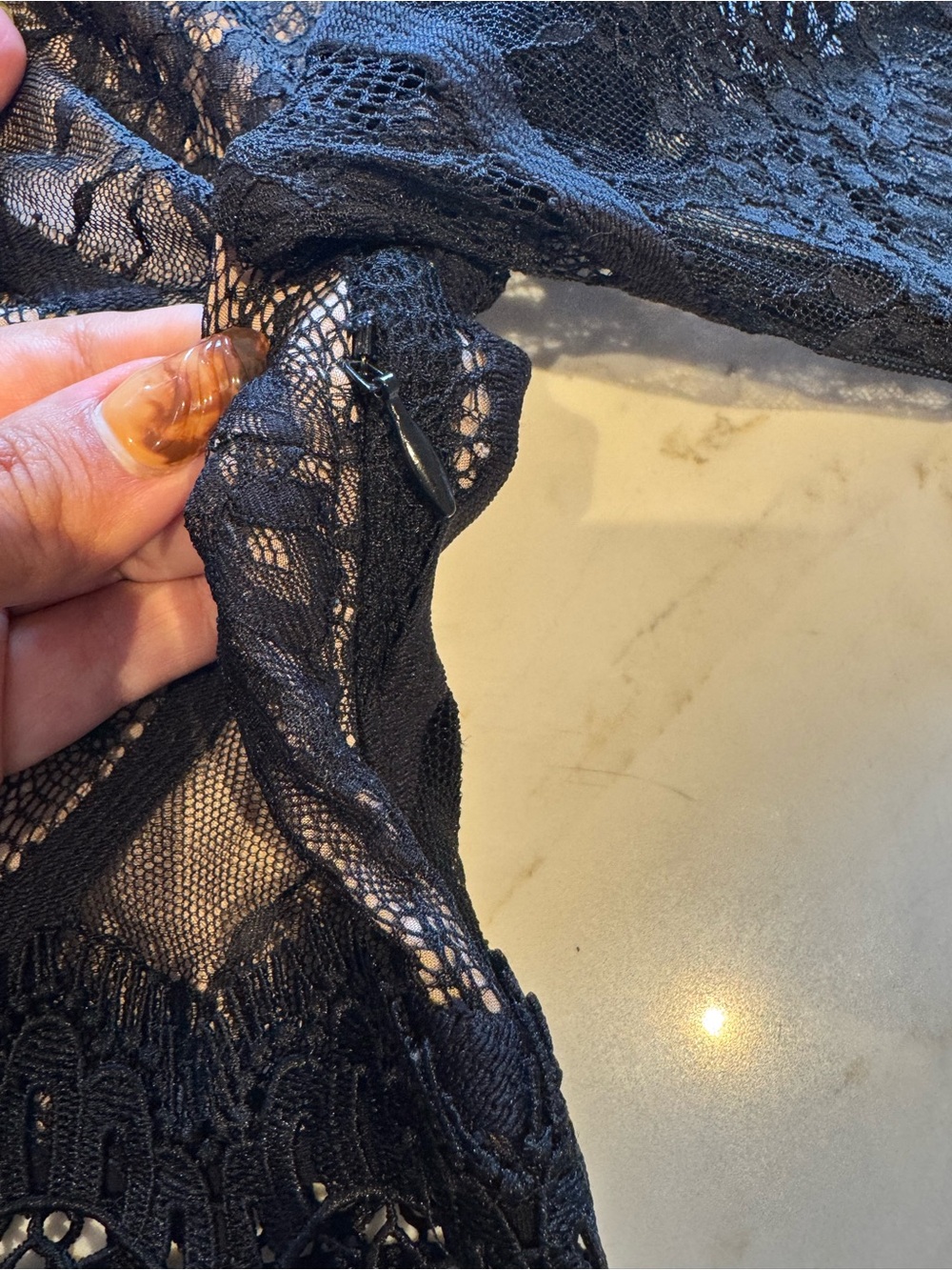 RARE Free People Shadow Lace Maxi Dress - Picture 7 of 10
